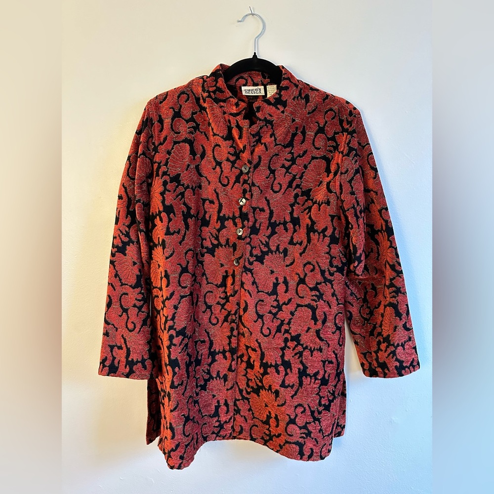 Vintage Brocade Long Jacket